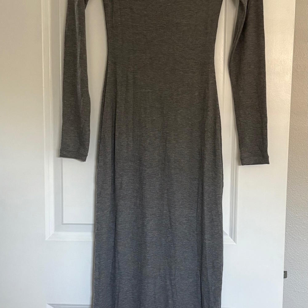 PUMIEY NWT gray small long sleeve dress